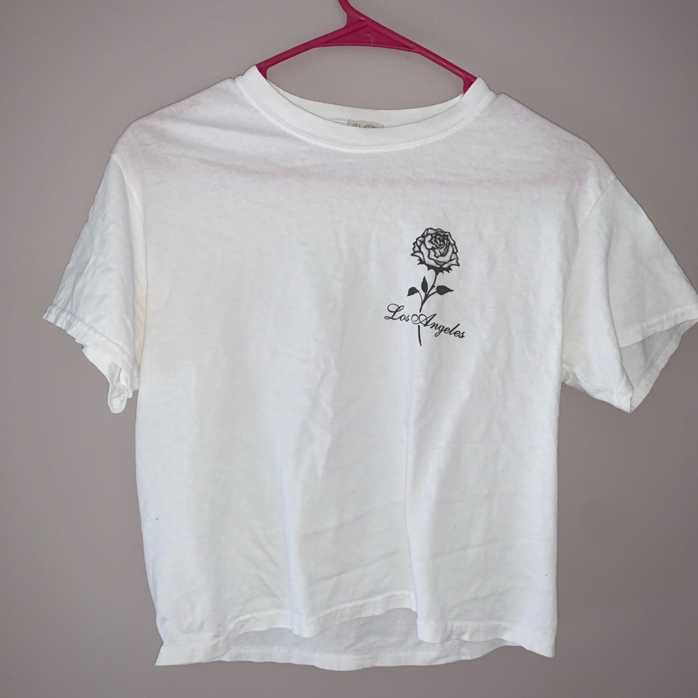 Brandy Melville flowy crop top. Barely worn!